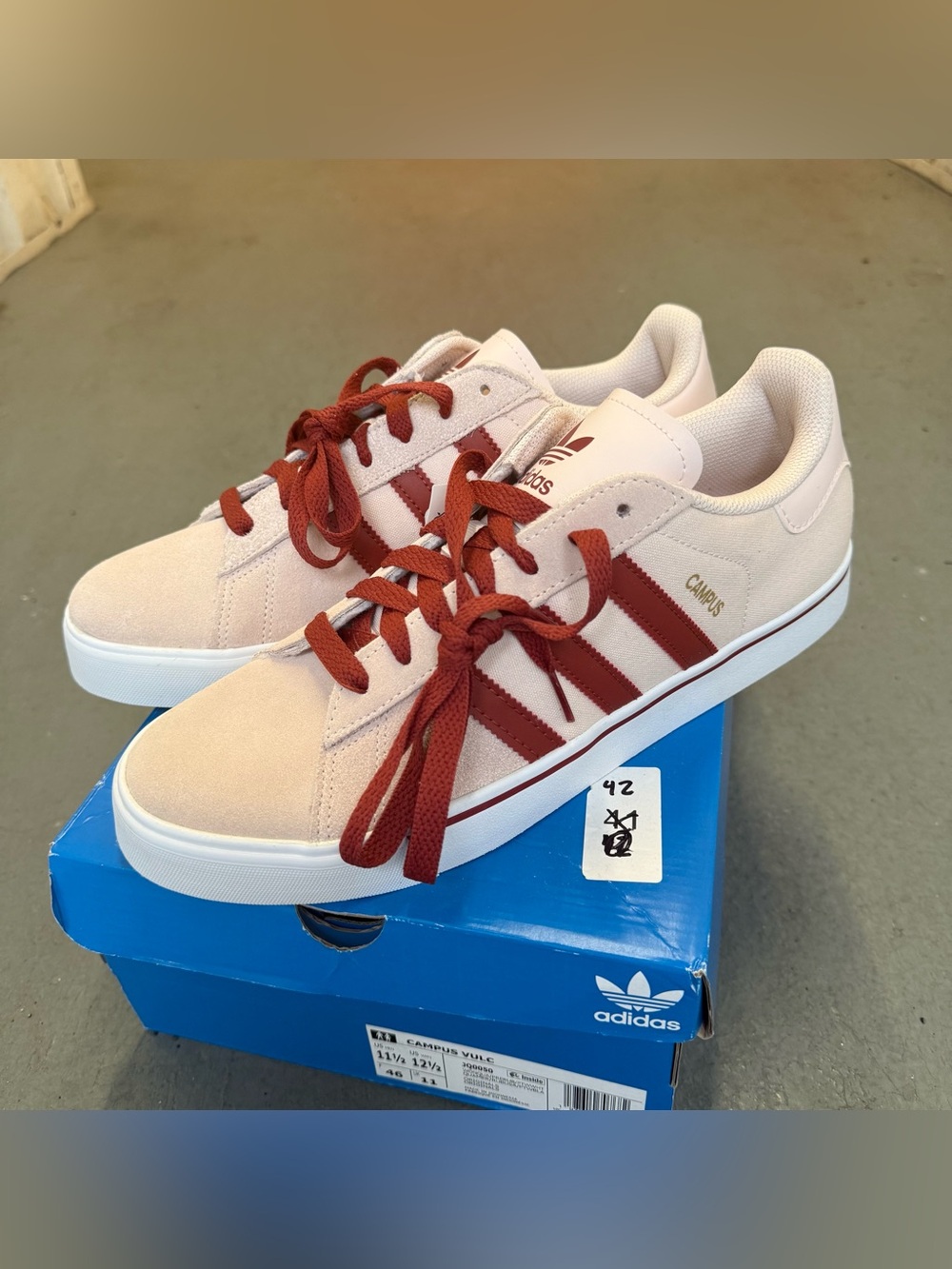 adidas Campus Vulc  Sneakers Casual Shoes size men’s 11.5 women 12.5